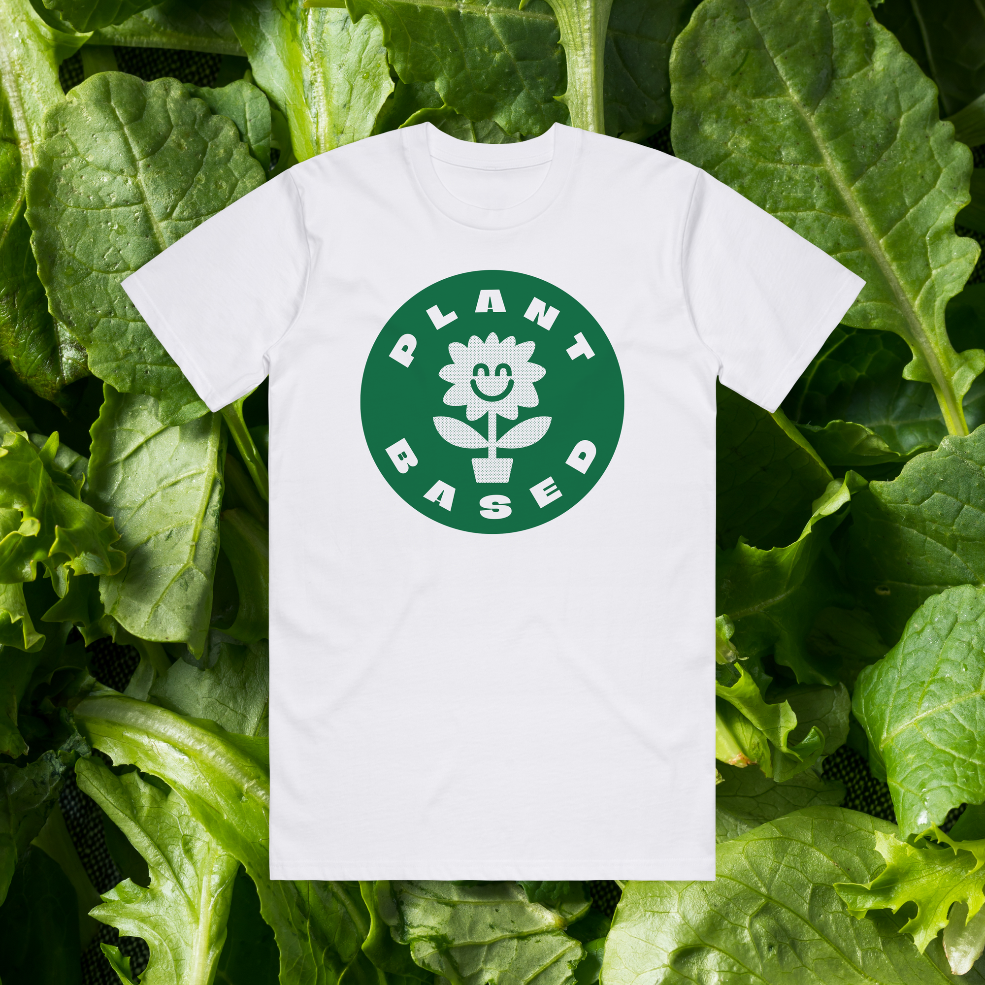 Plant Based White Tee